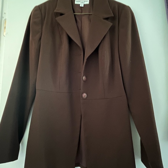 Patricia Jones blazer. Brown size 2 - Picture 2 of 3